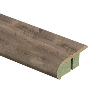 Zamma Vintage Pewter Oak 3/4 in. Thick x 2-1/8 in. Wide x 94