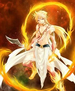 Alibaba Djinn Equip Amon Personagens de anime, Personagens d