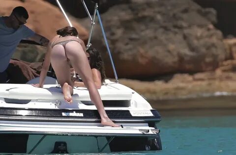 GARBINE MUGURUZA in Bikini at a Boat in Ibiza 06/08/2018 - H