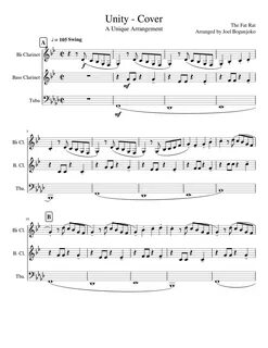 Unity The Fat Rat (A Unique Arrangment) Sheet music for Tuba