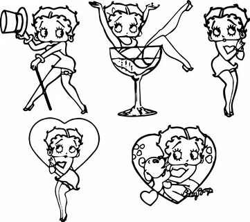 Boop Betty Coloring Boys Wecoloringpage Popular Sketch Color