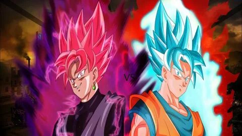 Black SSJR vs Goku SSJB Kaioken - YouTube