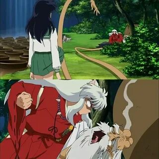 Inuyasha does not approve XD GOD THIS EPISODE KILLS ME. Inuy
