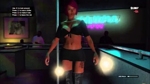 Grand Theft Auto V Strip club - YouTube