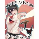 Yandere-Simulator Martial Arts Club Poster - Edit by Neronda