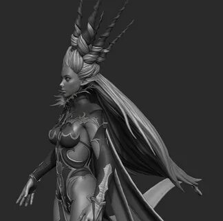 Shiva Final Fantasy XIV Fan art, Sculpt on Behance