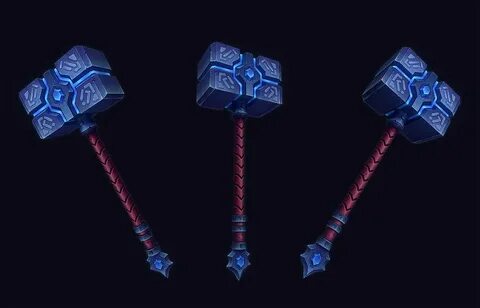 weapon concept art hand painted textures hand painted