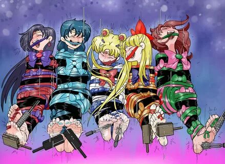 Sailor Moon Gals Feet Tickling Hysteria Sailor moon, Sailor,