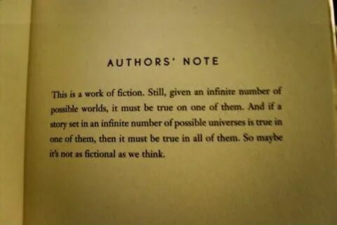 Brilliant author’s note. Books Книги