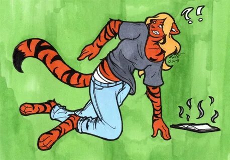Tiger Transformation by WhenWolvesCryOut - Transfur