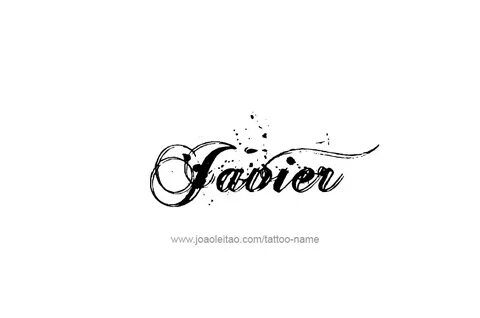 Javier Name Tattoo Designs Name tattoo, Name tattoos, Names