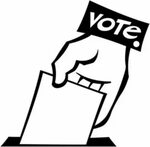 cartoon voting booth - Clip Art Library