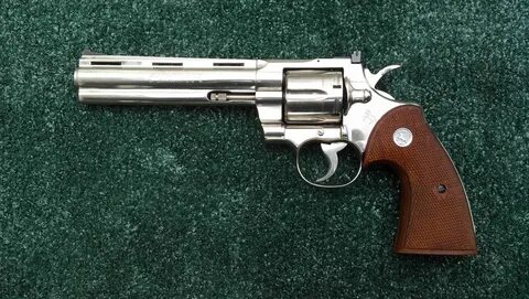 Colt Python 357 Nickel For Sale 48A