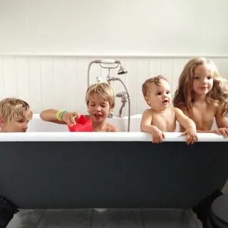 The new science of siblings Bathroom kids, Bathtub, Parentin