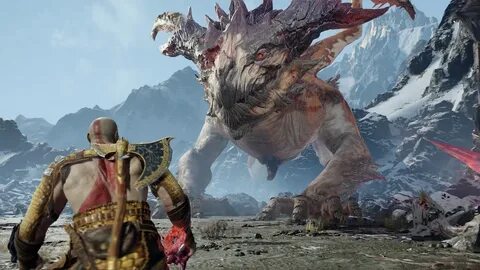 God Of War (PS4) - Hraezlyr Dragon Fight (Immersive Mode)(No