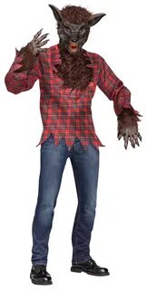 Werewolf Brown Adult Costume - CostumePub.com