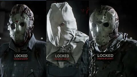 Friday The 13th All Skins - Jason Skins & Counselor Skins - 