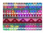 Floor Mat Purple Pink Neon Bright Andes Abstract Geometric B