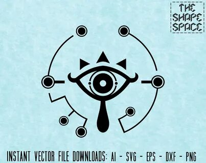 Zelda Sheikah Slate Logo Instant Vector Download Ai svg Etsy