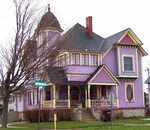 Purple Victorian House Victorian homes, Purple victorian hou