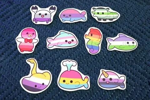 Pin by Lilyarnswald on Cute drawings in 2020 Pride stickers,