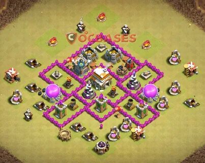 Town Hall 6 Base / Top 20+ Best TH6 War Base Anti Everything
