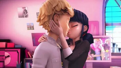 View 10 Adrien And Marinette Kiss - vidaril