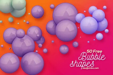Free Colorfull 3D Bubbles - Dealjumbo