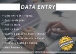 I Will Do Professional Data Entry Service for $10 - SEOClerk