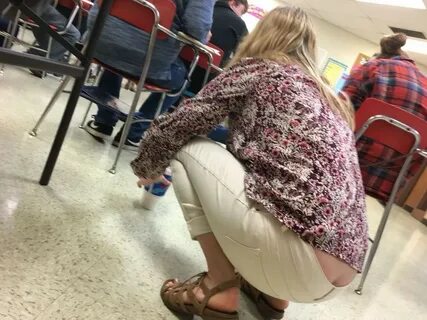 When your teacher shows her #buttcrack Alexis Beck Flickr