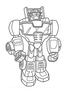 Heatwave bot coloring pages for kids, printable free - Rescu