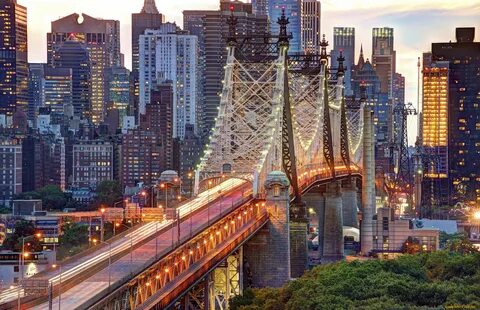 Обои Queensboro Bridge, New York City Города Нью-Йорк (США),