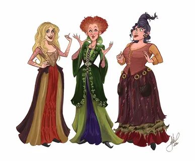 Hocus Pocus; Sanderson Sisters; Witch; Disney; Halloween doo