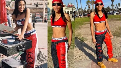 Easy DIY Halloween costume Aaliyah tribute - YouTube