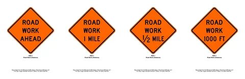 Manual of Traffic Signs - W20 Series Signs