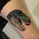 Pin by Cameron Cook on Tattoos in 2020 T rex tattoo, Dinosau