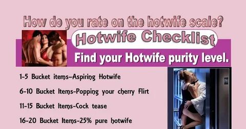 Hotwife Bucket List Challenge: The Hotwife challenge