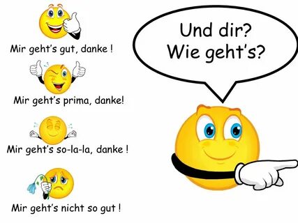 Wie Geht’s? Lernziel: To be able to say how you are. - ppt v