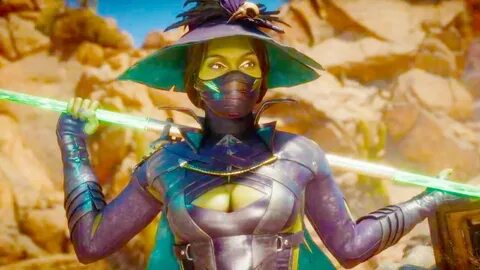 Mortal Kombat 11 PC - Jade Halloween Costume Performs Intro 