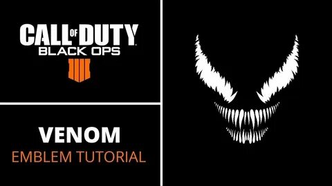 Call Of Duty Black Ops 4 VENOM Emblem Tutorial - YouTube