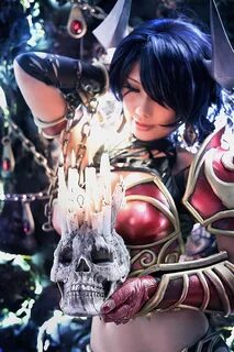 Cosplayer Tasha is Akasha the Queen of Pain - Cosplay My Gam