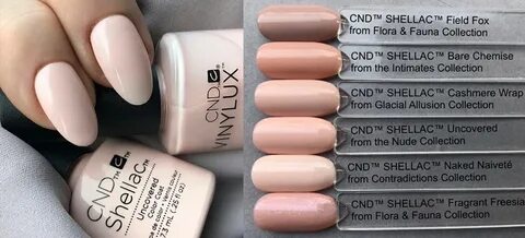 Коллекция гель лаков Shellac CND Nude