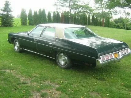 Sell used 1973 chevy impala 4 door 350 ci green exterior and