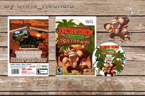 Viewing full size Donkey Kong Country Returns box cover