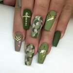 Pin by Tori Antoinette on Nailed It! Camouflage nails, Camo 