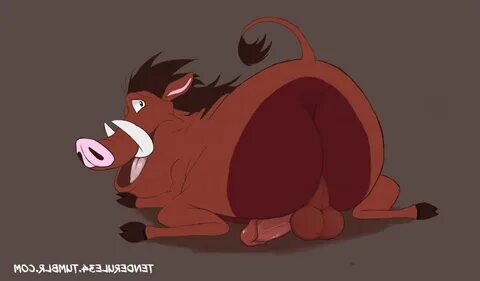 pumbaa the lion king xxx anthro #9351440497 ass balls big as