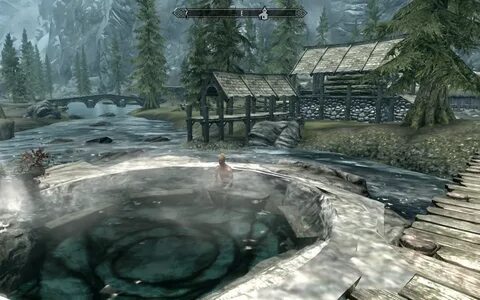 Relaxing In My Hot Spring at Skyrim Nexus - Mods and Communi