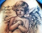 Pin by keaton tanzer on Tats Baby angel tattoo, Angel tattoo