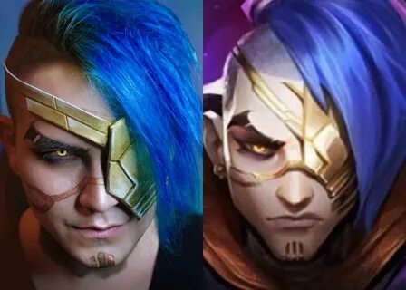 I did a makeup test of the new Odyssey Kayn skin on Handsome