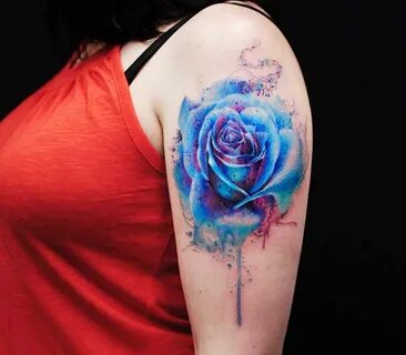 Blue Rose tattoo by Versus Ink Photo 15515